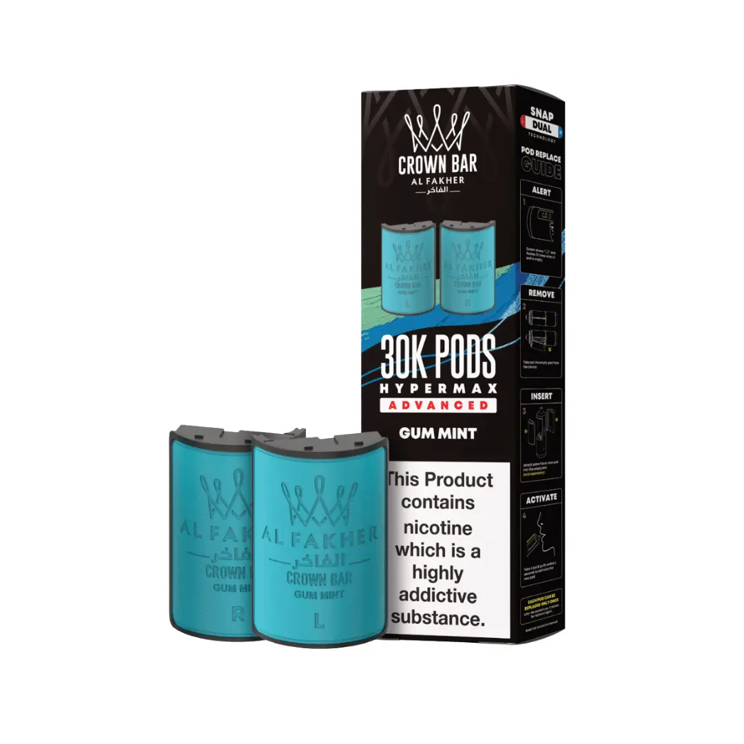 Al Fakher 30K Hypermax Gum Mint Refill Pod