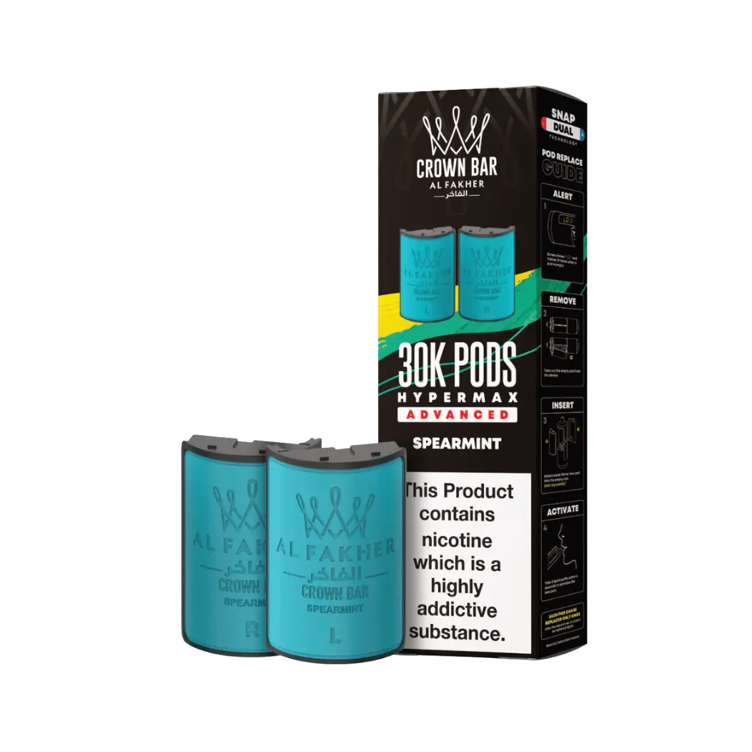 Al Fakher 30K Hypermax Spearmint Refill Pod