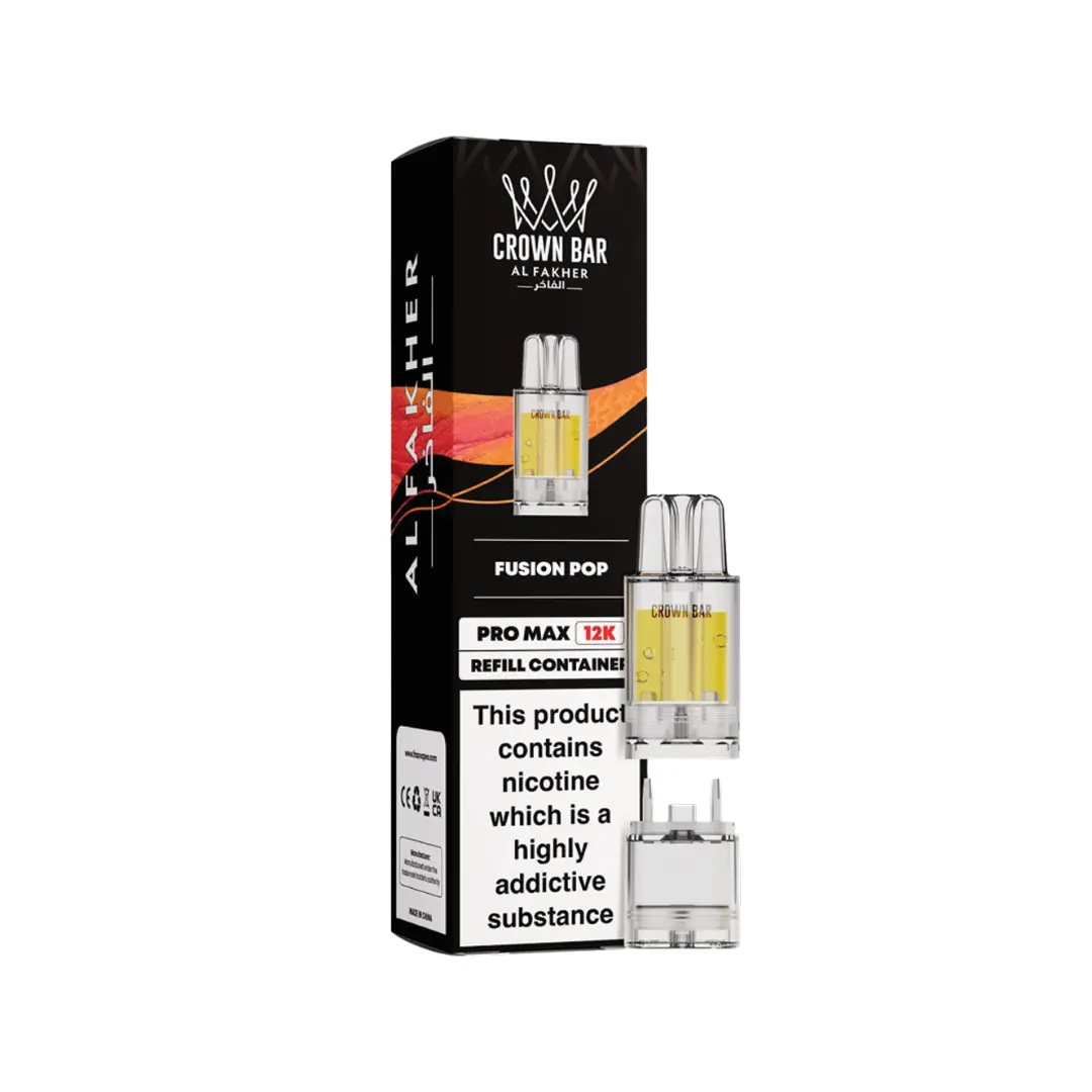 Al Fakher Crown Bar Pro Max 12K Fusion Pop Refill Pods