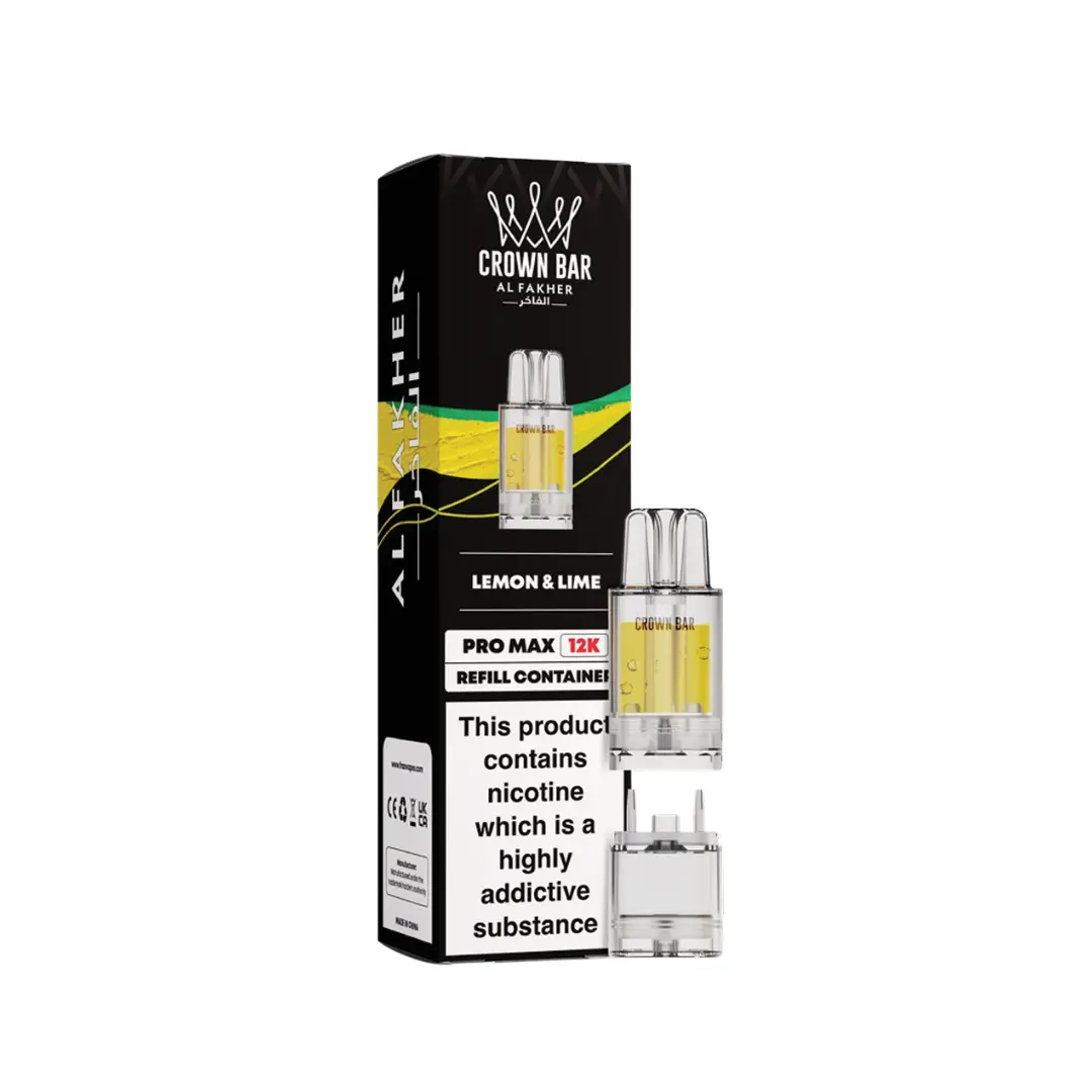 Al Fakher Crown Bar Pro Max 12K Lemon & Lime Refill Pods