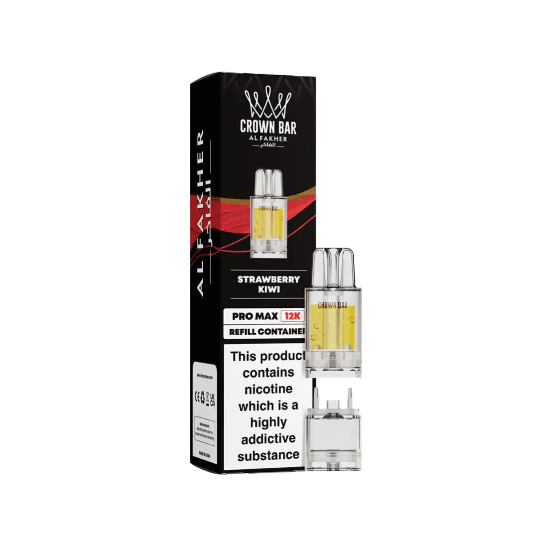 Al Fakher Crown Bar Pro Max 12K Strawberry Kiwi Refill Pods