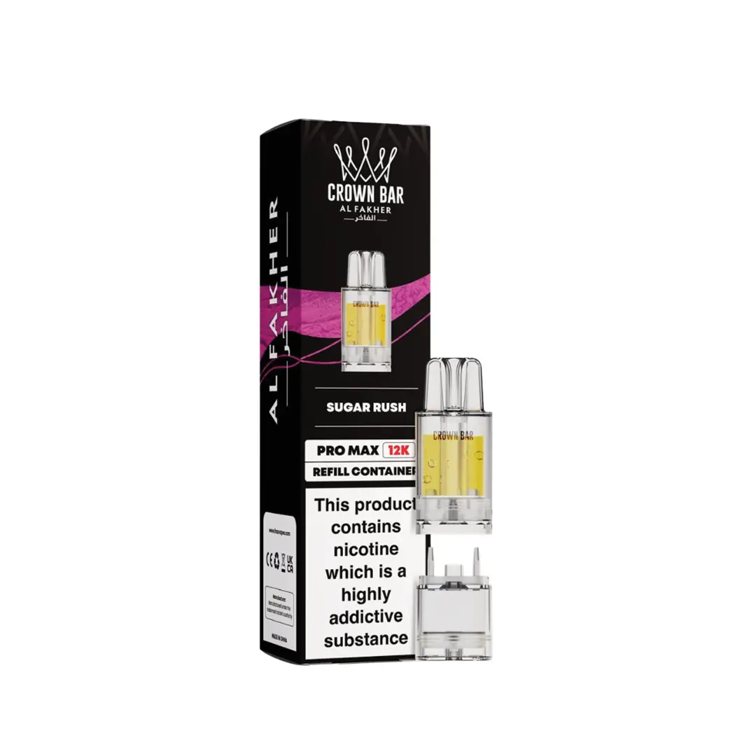 Al Fakher Crown Bar Pro Max 12K Sugar Rush Refill Pods