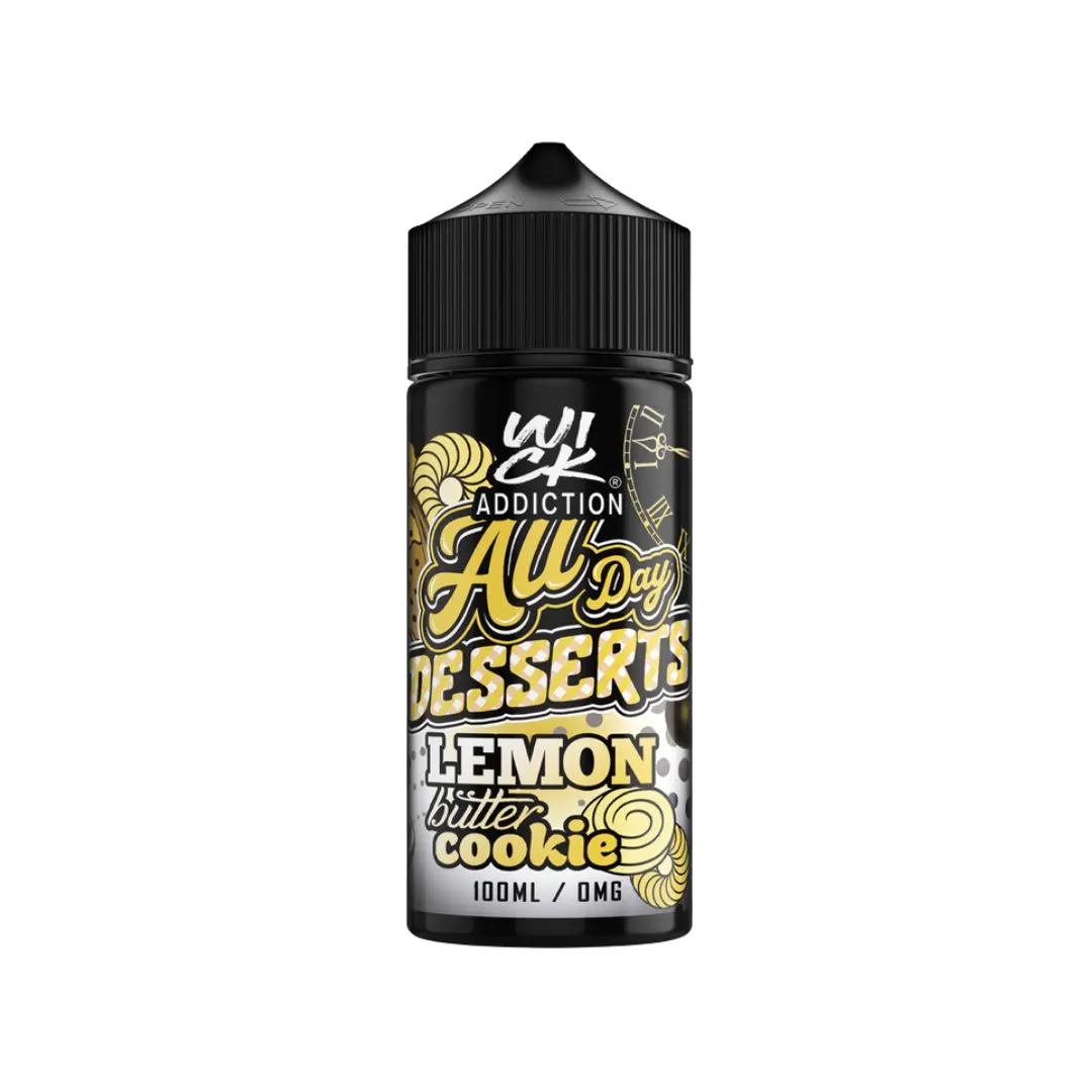 All Day Desserts Lemon Butter Cookie 100ml By Wick Addiction