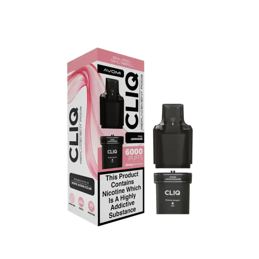 Avomi Cliq 6K Pink Lemonade Refill Pods