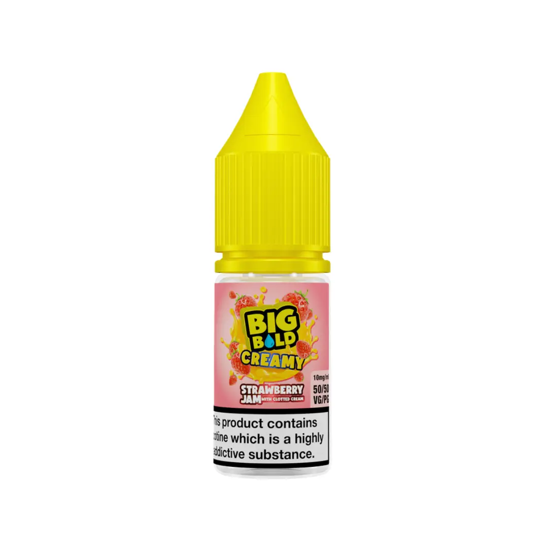 Big Bold Creamy Strawberry Jam with Clotted Cream 10ml Nic Salt