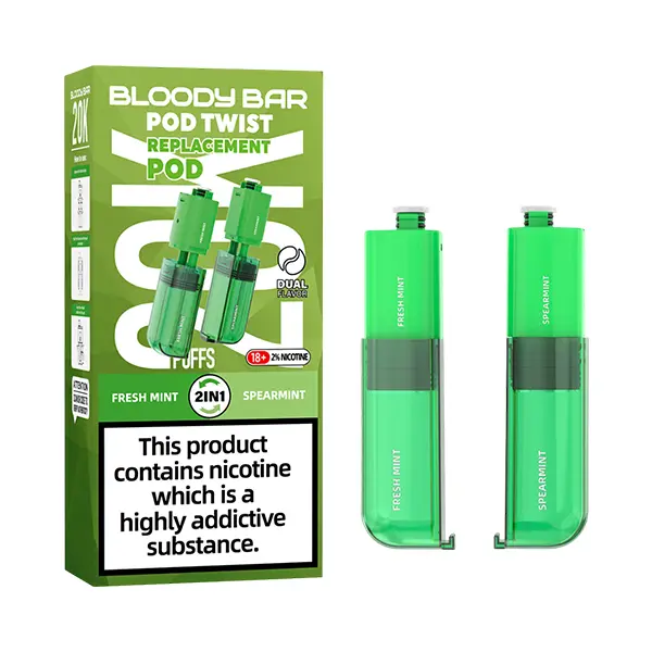 Bloody Bar Pod Twist 20K Fresh Mint / Spearmint Refill Pod