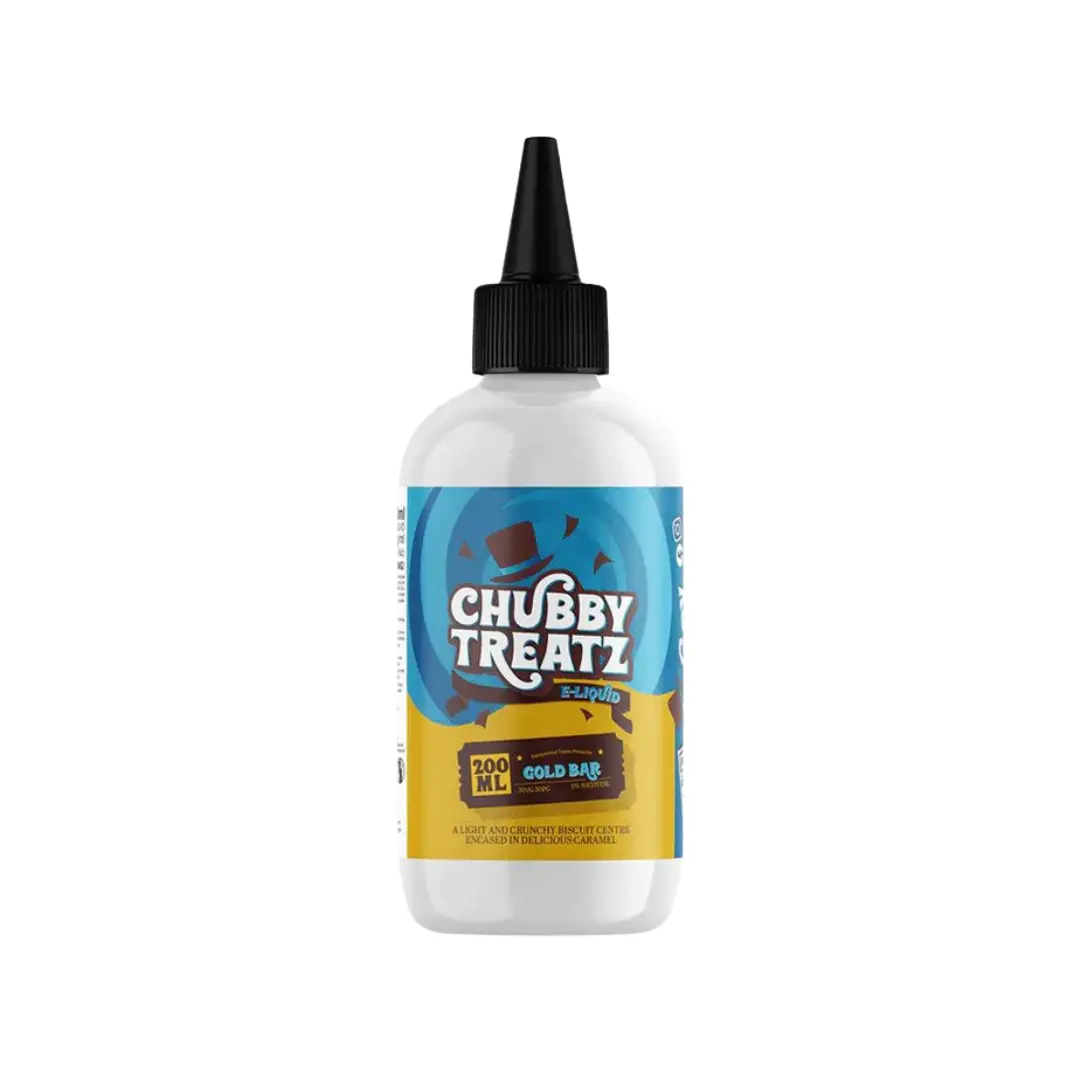 Chubby Treatz Gold Bar 200ml Shortfill E-liquid