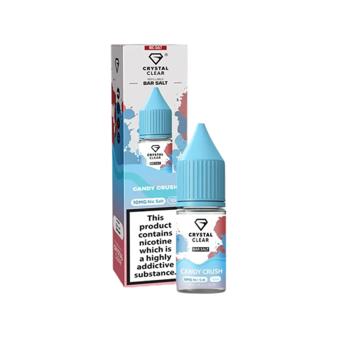Crystal Clear Candy Crush 10ml Nic Salt E-liquid