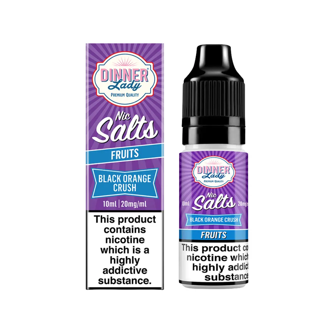 Dinner Lady Black Orange Crush 10ml Nic Salt