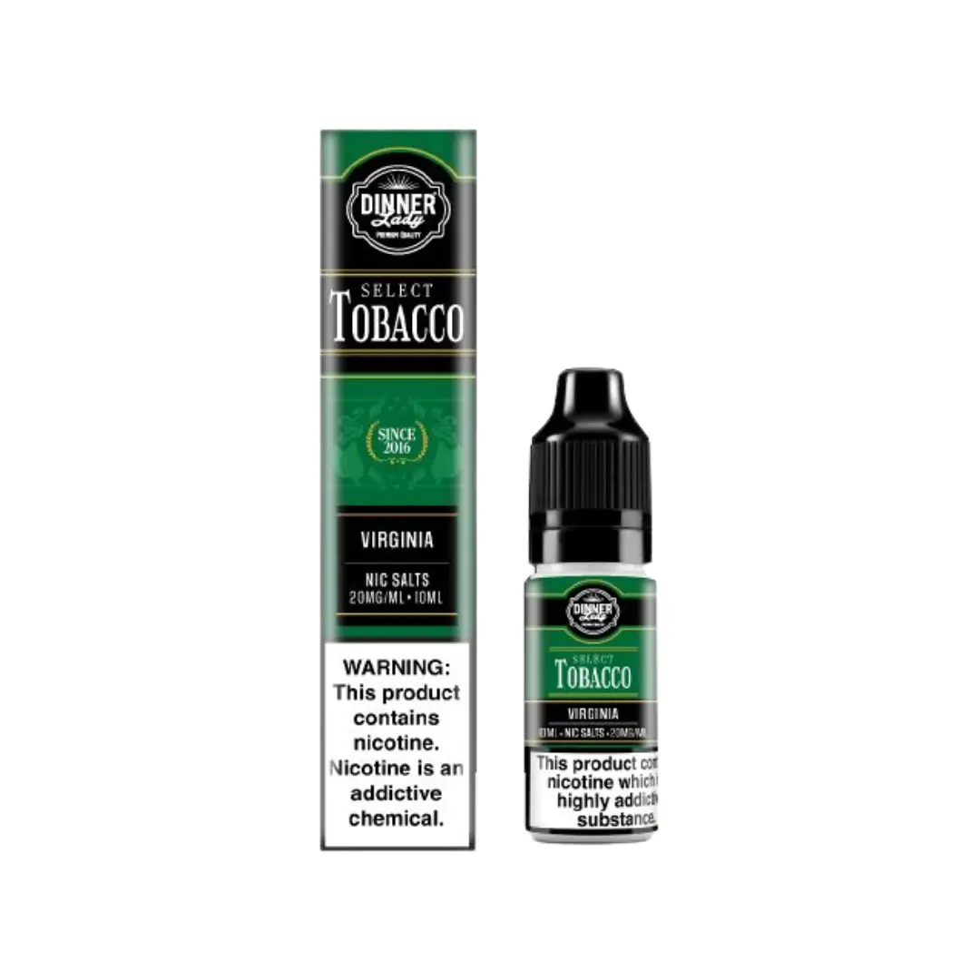 Dinner Lady Select Tobacco Virginia 10ml Nic Salt