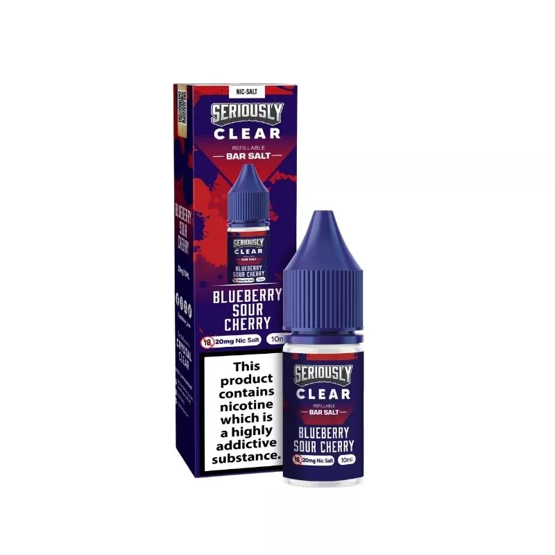 Doozy Seriously Clear Blueberry Sour Cherry 10ml Nic Salt