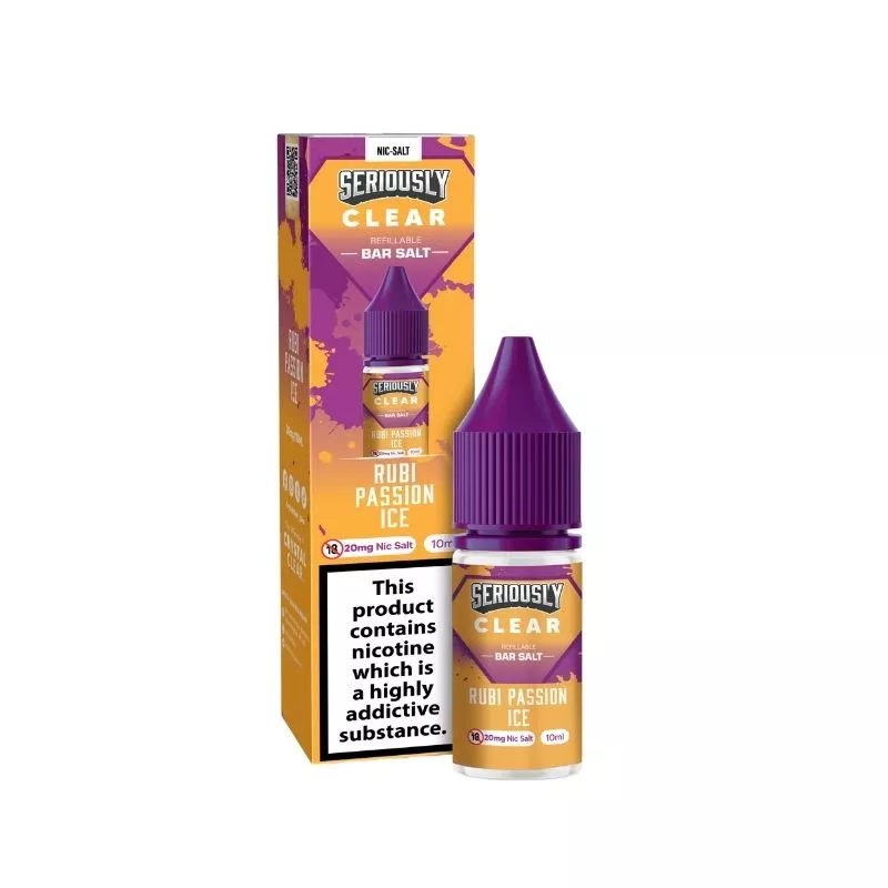 Doozy Seriously Clear Rubi Passion Ice 10ml Nic Salt