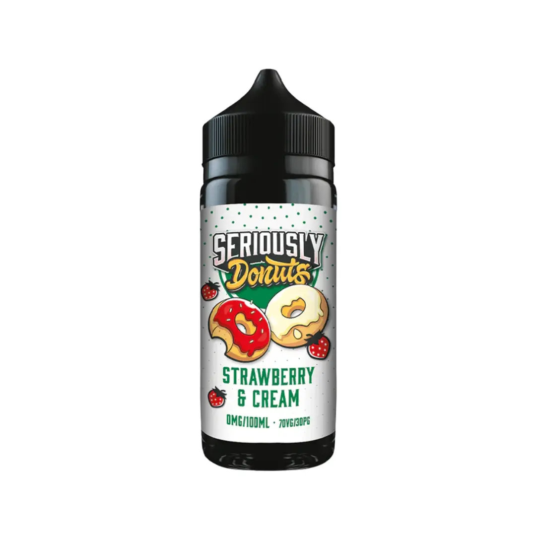 Doozy Seriously Donuts Strawberry & Cream 100ml Shortfill
