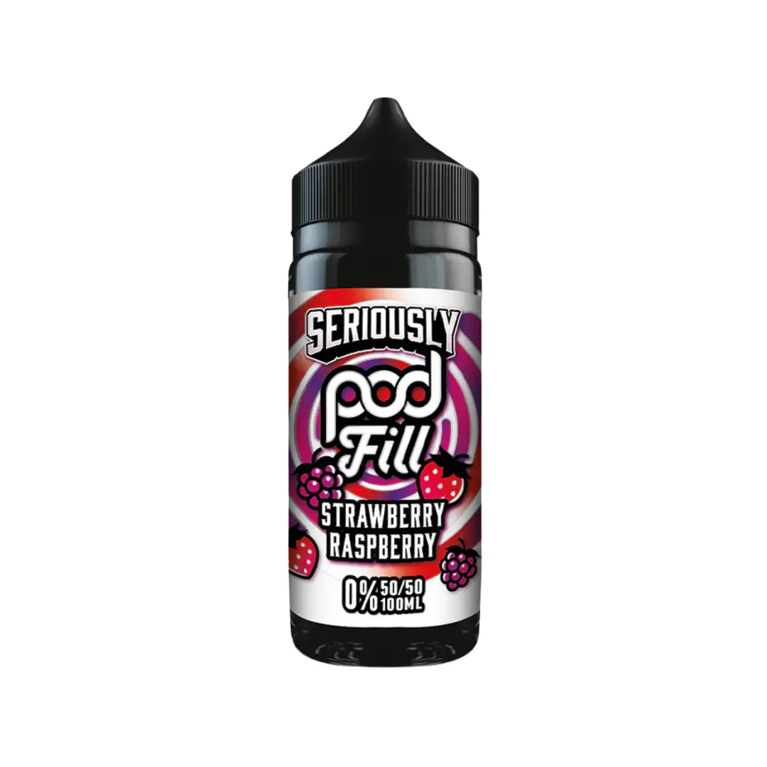 Doozy Seriously Pod Fill Strawberry Raspberry 100ml Shortfill