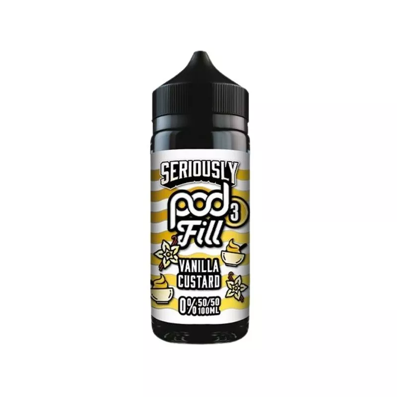 Doozy Seriously Pod Fill Vanilla Custard 100ml Shortfill