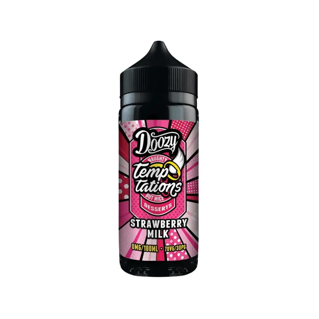 Doozy Temptations Strawberry Milk 100ml Shortfill
