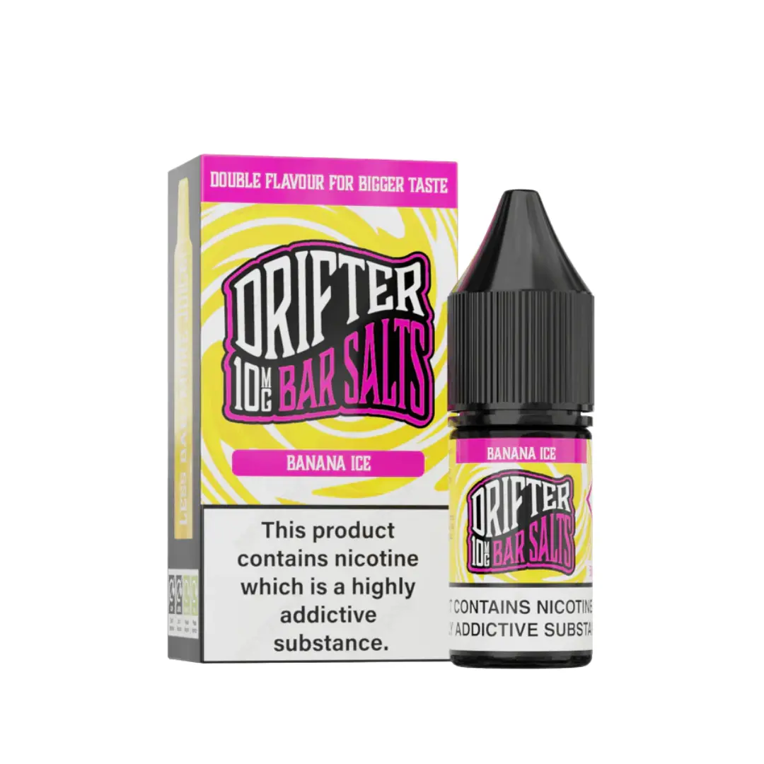 Drifter Bar Salts Banana Ice 10ml Nic Salt E-liquid