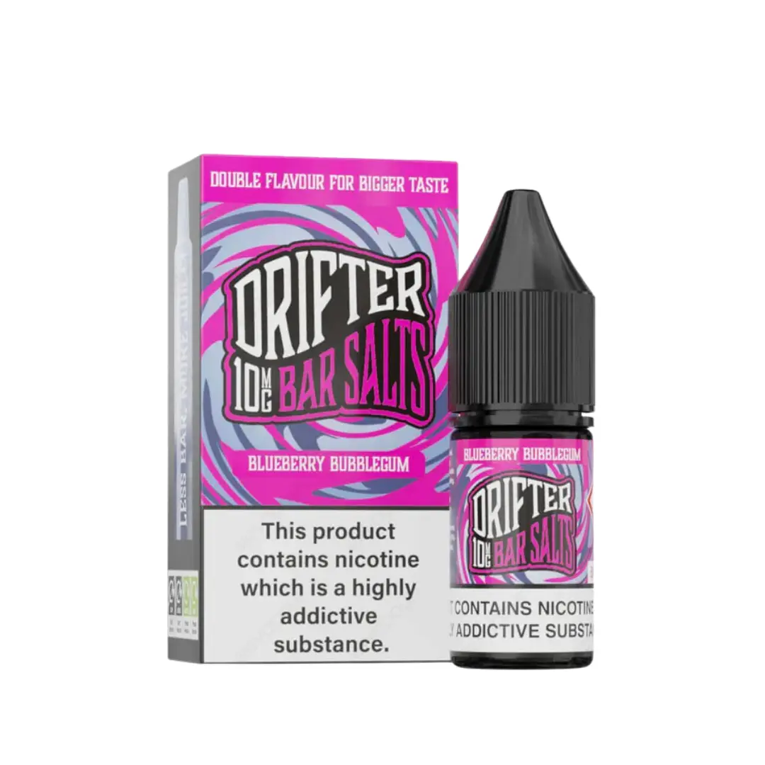 Drifter Bar Salts Blueberry Bubblegum 10ml Nic Salt E-liquid