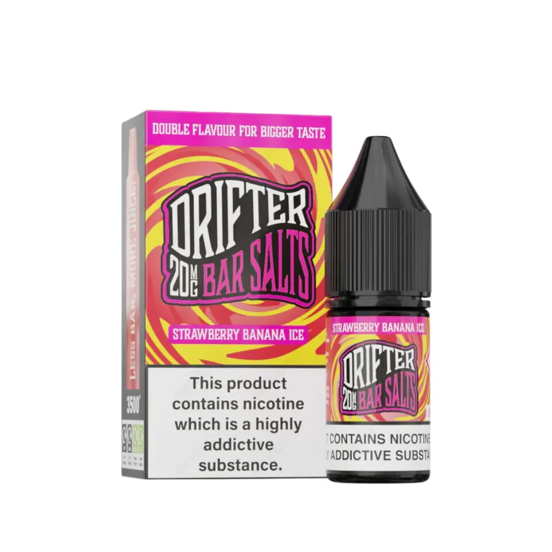 Drifter Bar Salts Strawberry Banana Ice 10ml Nic Salt E-liquid