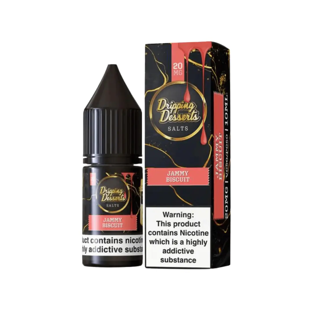 Dripping Desserts Jammy Biscuit 10ml Nic Salt E-liquid