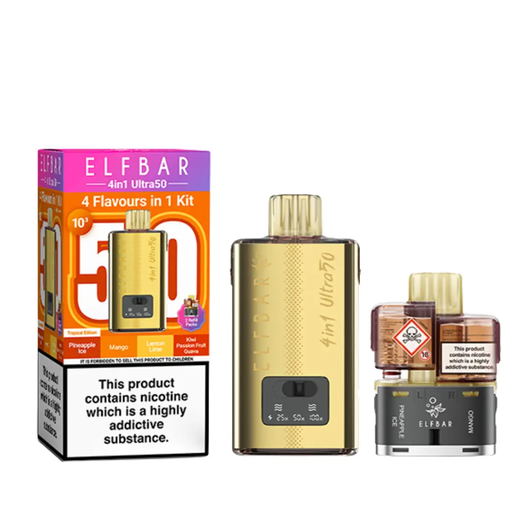 Elf Bar 4-in-1 Ultra 50 Prefilled Pod Kit - Image 10