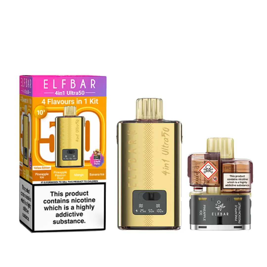 Elf Bar 4-in-1 Ultra 50 Prefilled Pod Kit - Image 11