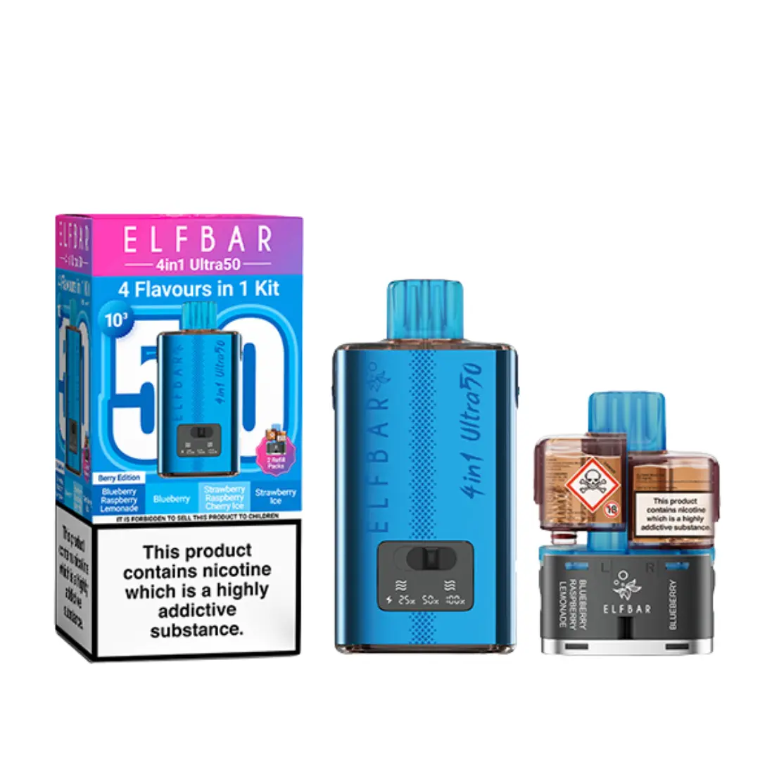 Elf Bar 4-in-1 Ultra 50 Prefilled Pod Kit - Image 2