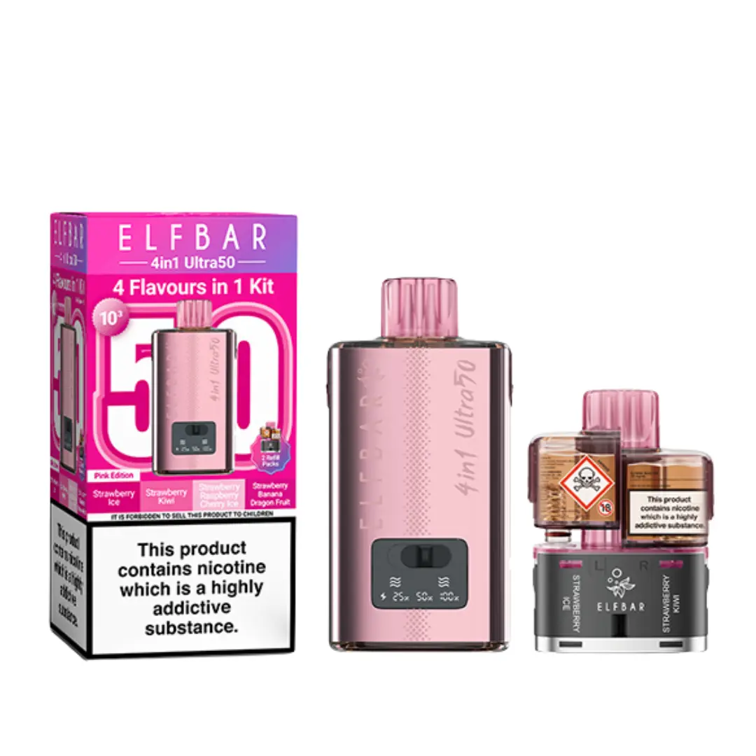 Elf Bar 4-in-1 Ultra 50 Prefilled Pod Kit - Image 6