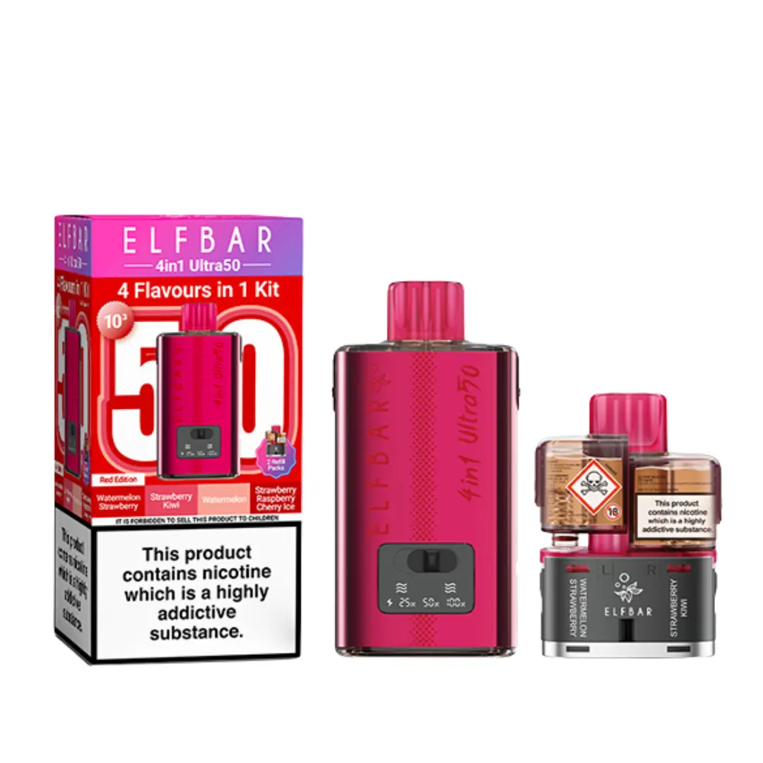 Elf Bar 4-in-1 Ultra 50 Prefilled Pod Kit - Image 8