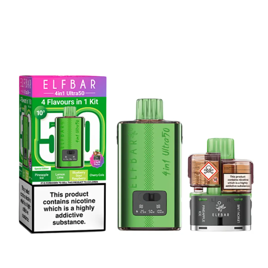 Elf Bar 4-in-1 Ultra 50 Prefilled Pod Kit - Image 9