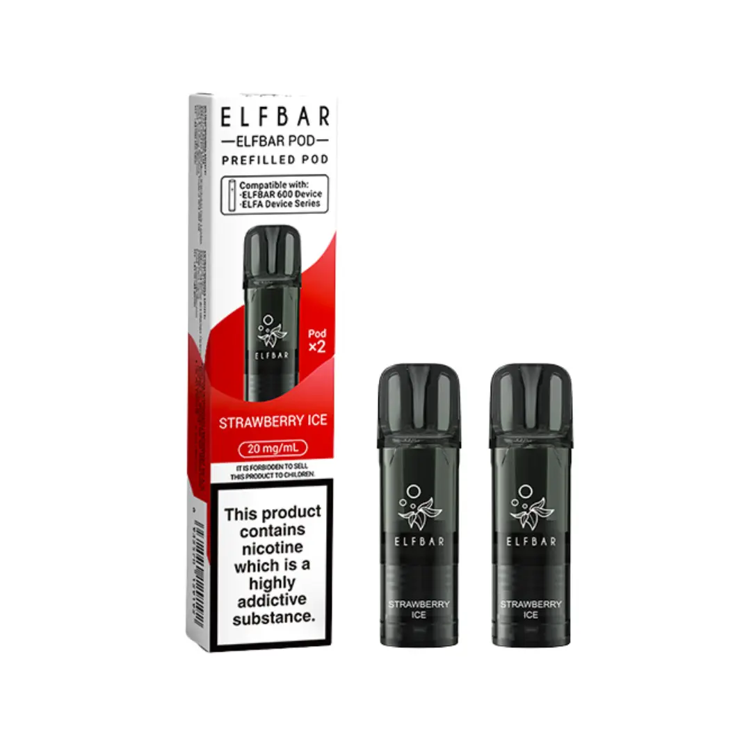 Elf Bar 600 Strawberry Ice Prefilled Pods