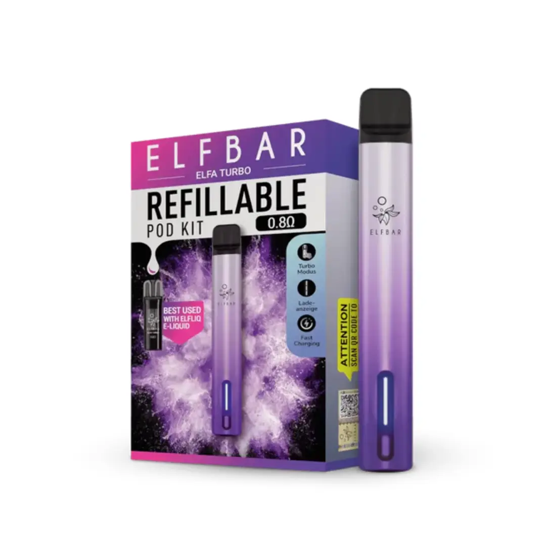 Elf Bar ELFA Turbo Refillable Pod Vape Kit - Image 5