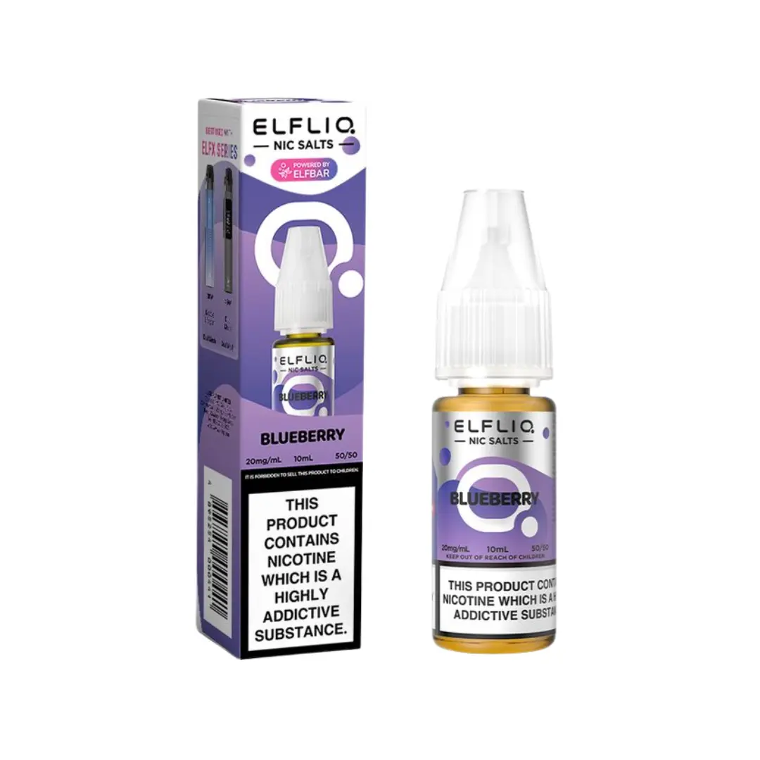 Elf Bar Elfliq Blueberry 10ml Nic Salt E-liquid