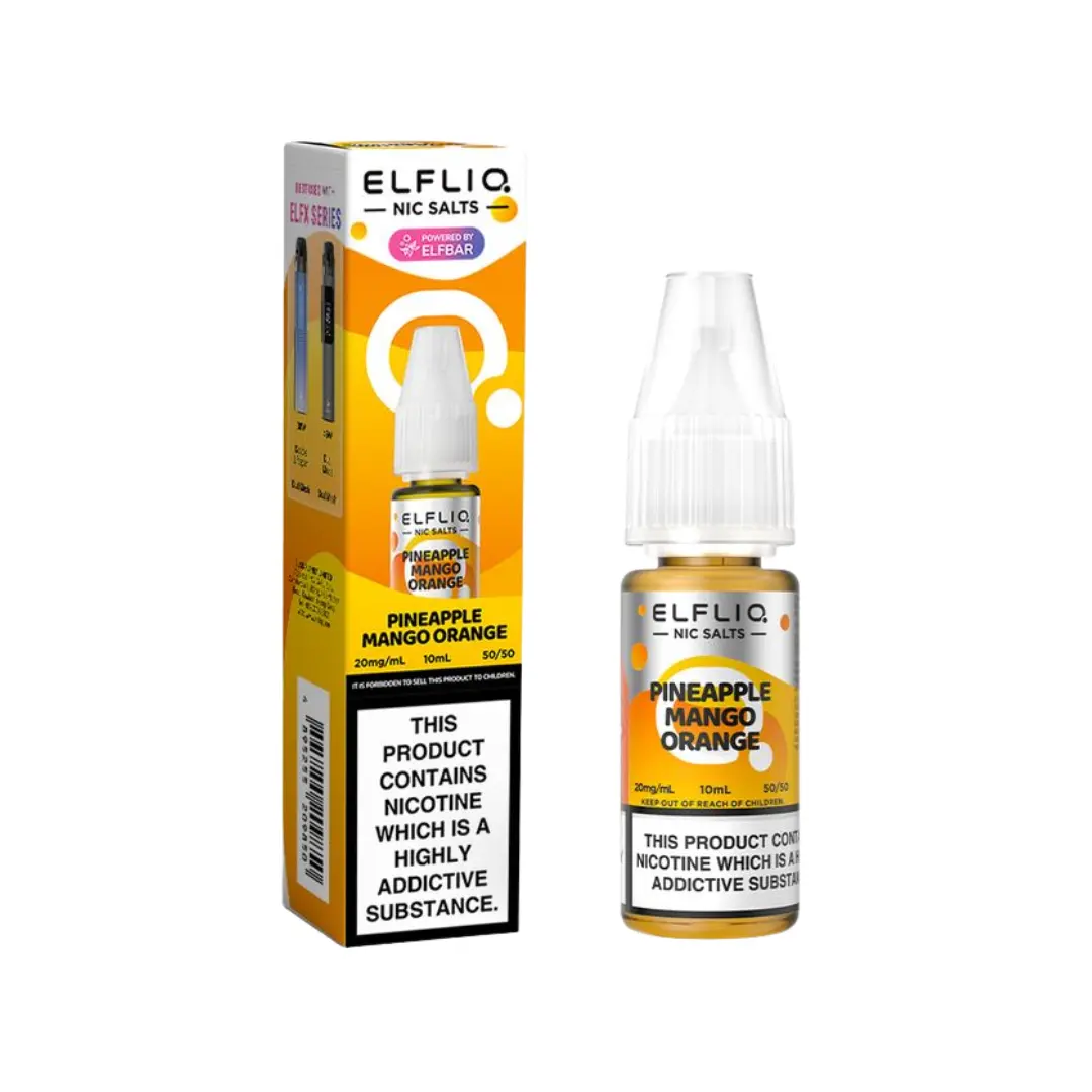 Elf Bar Elfliq Pineapple Mango Orange 10ml Nic Salt E-liquid