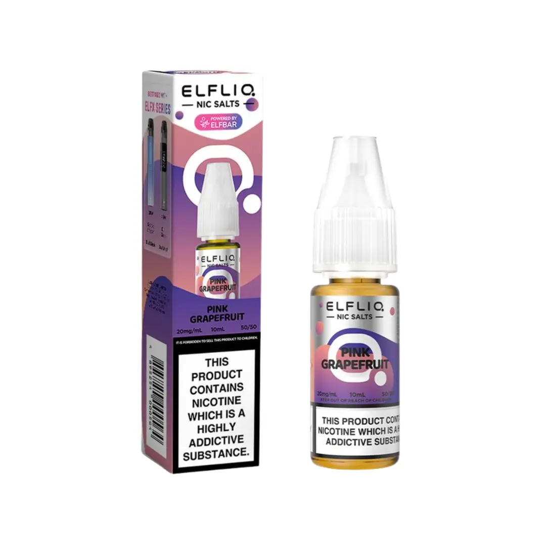 Elf Bar Elfliq Pink Grapefruit 10ml Nic Salt E-liquid