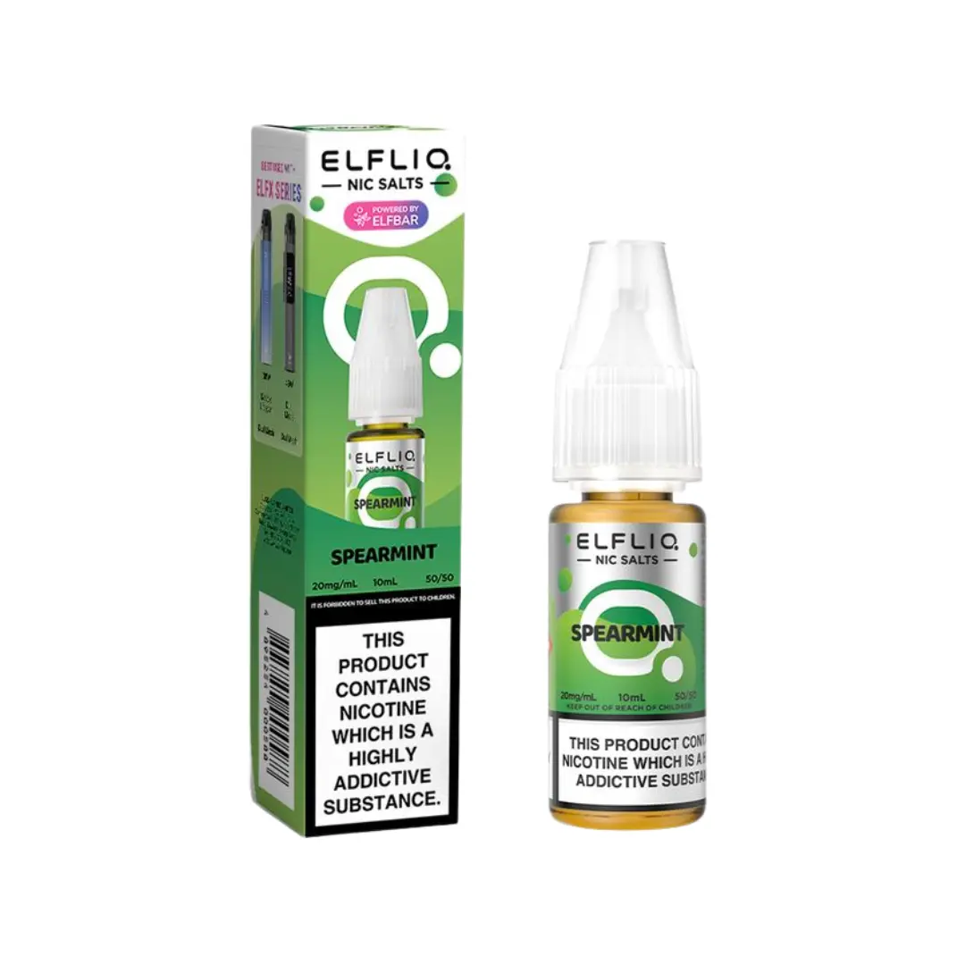 Elf Bar Elfliq Spearmint 10ml Nic Salt E-liquid