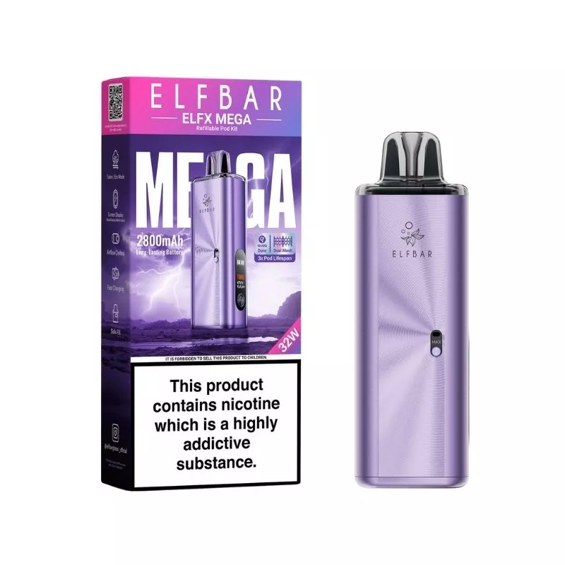 Elf Bar ELFX Mega Pod Vape Kit - Image 6