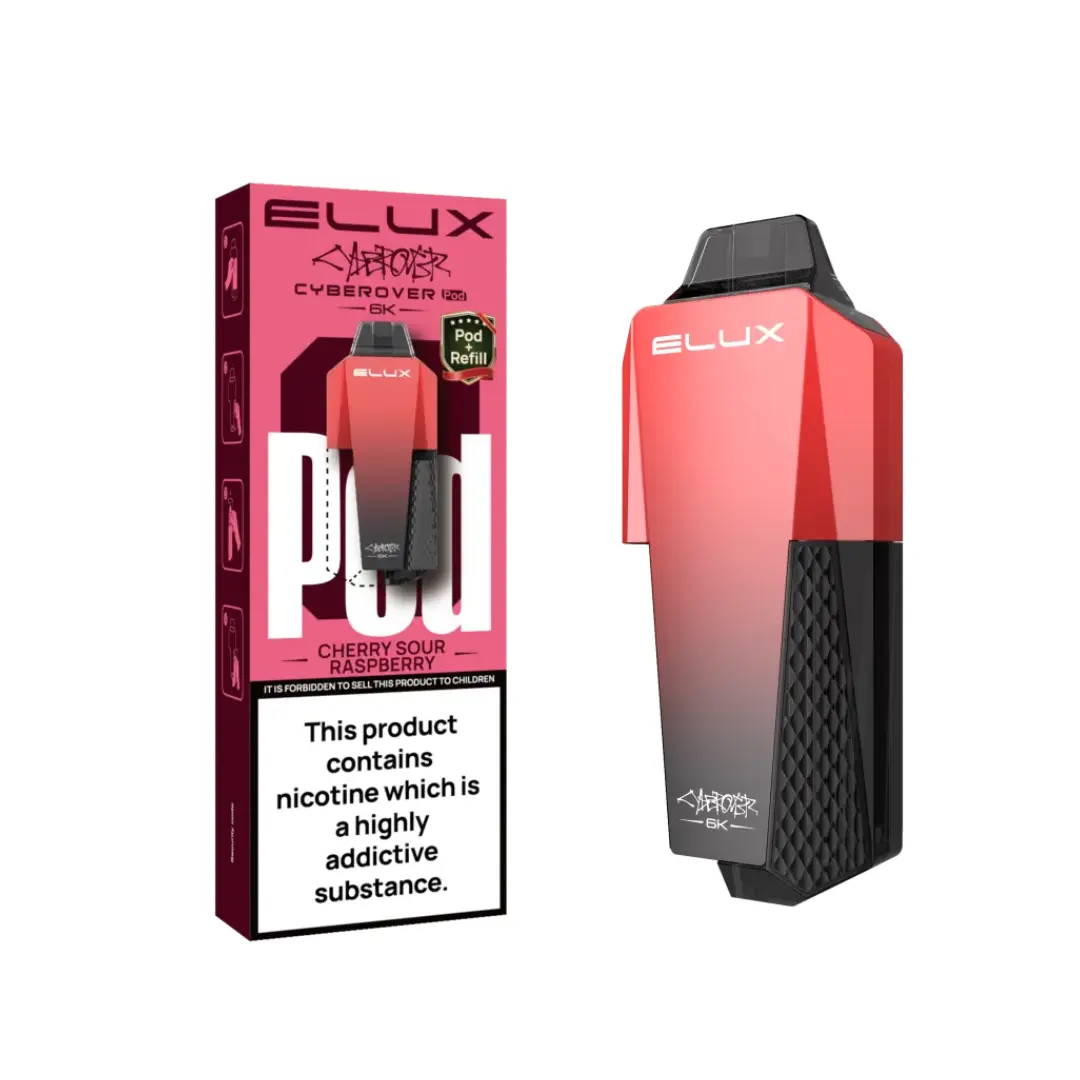 Elux Cyberover 6K Cherry Sour Raspberry Refill Pod