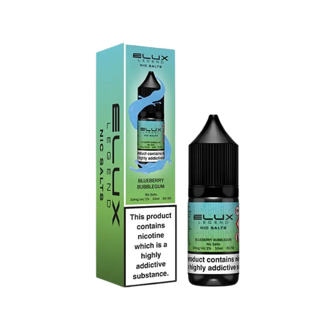 Elux Legend Blueberry Bubblegum 10ml Nic Salt E-liquid