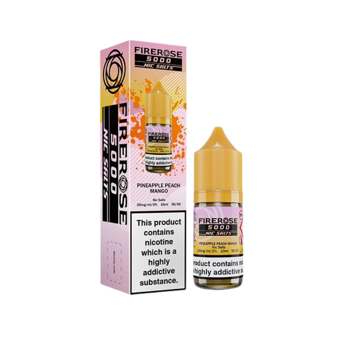 Firerose 5000 Pineapple Peach Mango 10ml Nic Salt E-liquid by ELUX