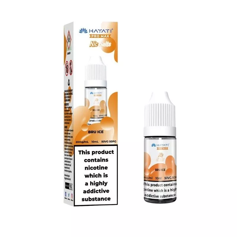 Hayati Pro Max Bru Ice 10ml Nic Salt