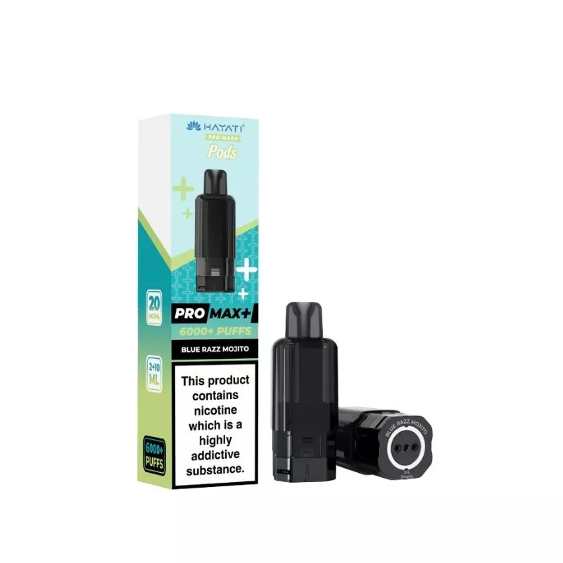 Hayati Pro Max Plus 6000 Blue Razz Mojito Refill Pods