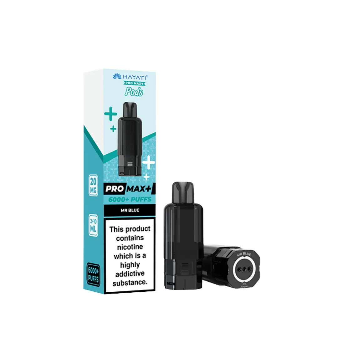 Hayati Pro Max Plus 6000 Mr Blue Refill Pods