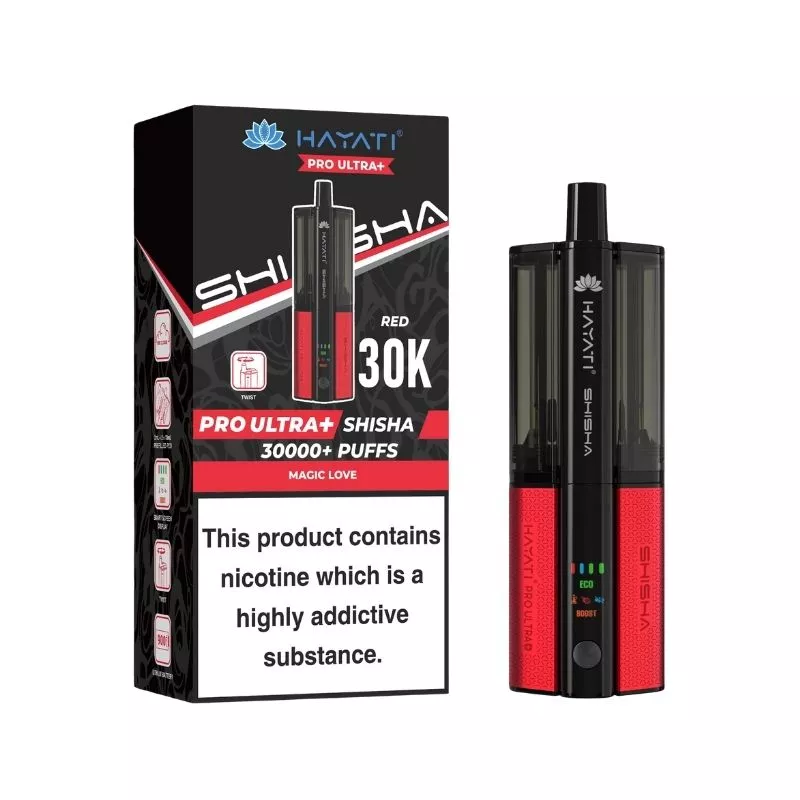 Hayati Pro Ultra Plus Shisha 30000 Prefilled Pod Vape Kit - Image 11