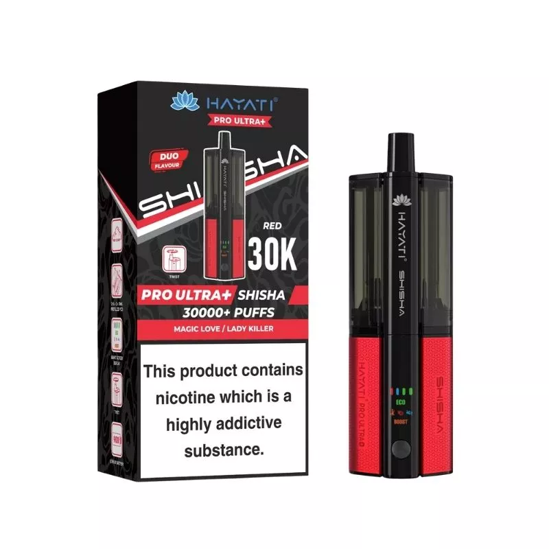 Hayati Pro Ultra Plus Shisha 30000 Prefilled Pod Vape Kit - Image 12