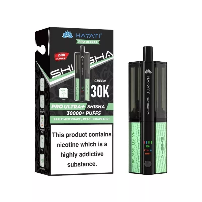 Hayati Pro Ultra Plus Shisha 30000 Prefilled Pod Vape Kit - Image 16