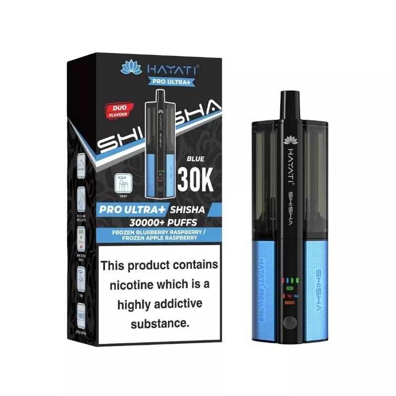 Hayati Pro Ultra Plus Shisha 30000 Prefilled Pod Vape Kit - Image 17