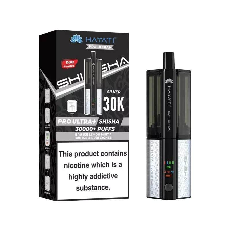 Hayati Pro Ultra Plus Shisha 30000 Prefilled Pod Vape Kit - Image 18