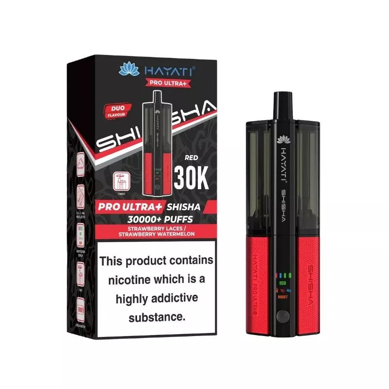 Hayati Pro Ultra Plus Shisha 30000 Prefilled Pod Vape Kit - Image 2