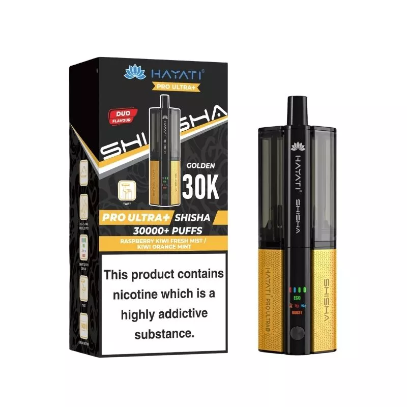 Hayati Pro Ultra Plus Shisha 30000 Prefilled Pod Vape Kit - Image 8